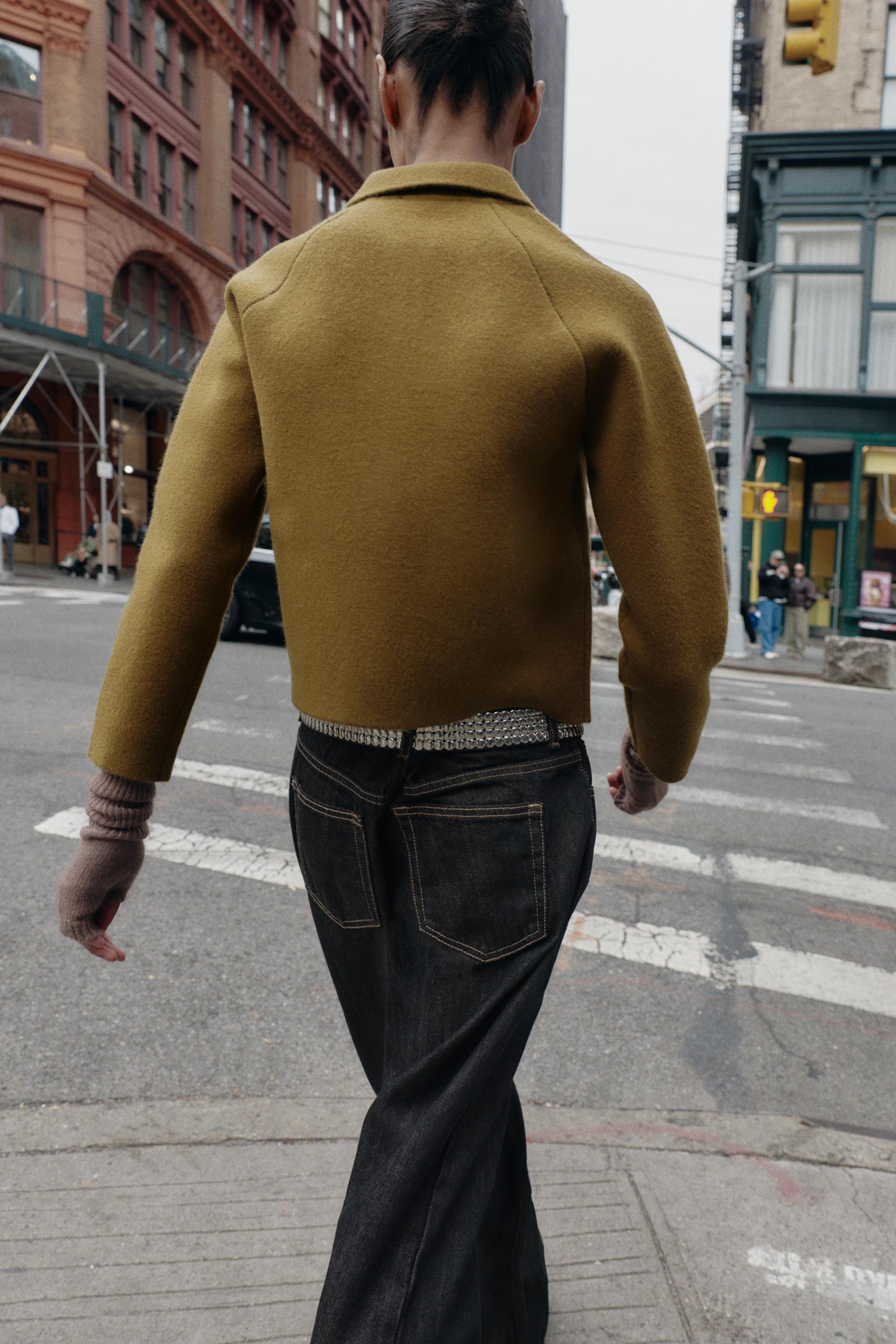 KNIT JACKET WITH ZIPPER